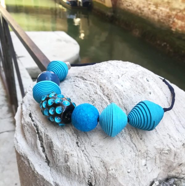 Girocollo Bollicine Turchese - immagine 2